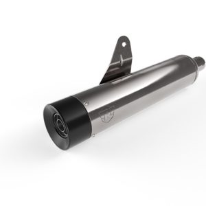 Silver and Black Straightcut Silencer