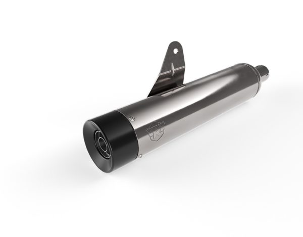 Royal Enfield Silver and Black Straightcut Silencer – ₹4,250 | Bullmenn Motors