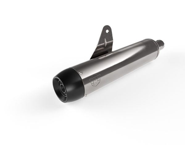 Royal Enfield Silver and Black Tapered Silencer – ₹4,250 | Bullmenn Motors