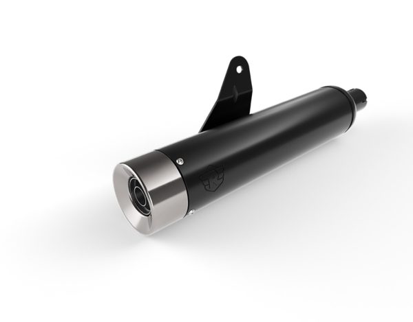 Black and Silver Straightcut Silencer