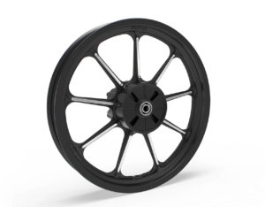 Black Rear Alloy Wheel-Dual
