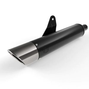 Black and Silver Slashcut Silencer