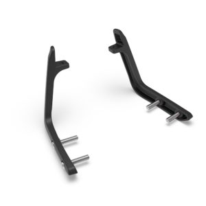 Black Passenger Backrest Mounts