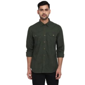 Map Shirt Olive