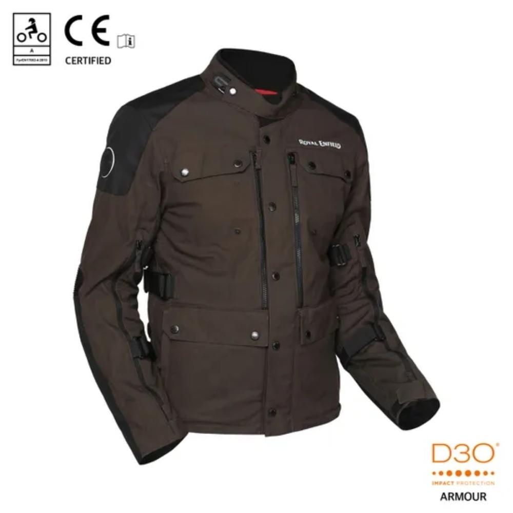 Sanders Riding Jacket Brown | Bullmenn Motors Royal Enfield