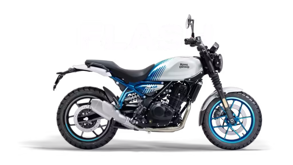 Royal Enfield Gurreilla 450 Brava Blue Test Ride at Bullmenn Royal Enfield Coimbatore