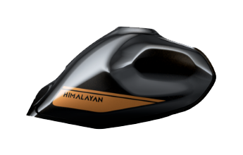 Royal Enfield Himalayan 450 Hanle Black petrol tank – Bullmenn Dealer Coimbatore