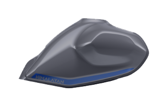 Royal Enfield Himalayan 450 Slate Poppy Blue petrol tank – Bullmenn Dealer Coimbatore