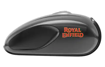 Royal Enfield Hunter 350 Factory Black petrol tank – Bullmenn Dealer Coimbatore
