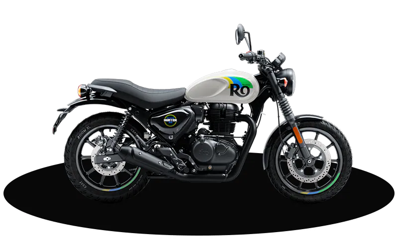 Royal Enfield Hunter 350 Rio White – Test Drive at Bullmenn Dealer Coimbatore