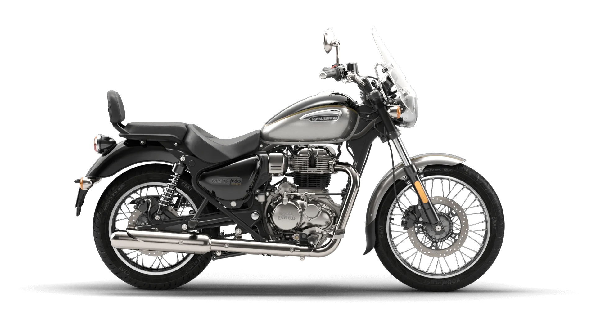 Royal Enfield Meteor 350 Aurora Black petrol tank – Bullmenn Dealer Coimbatore