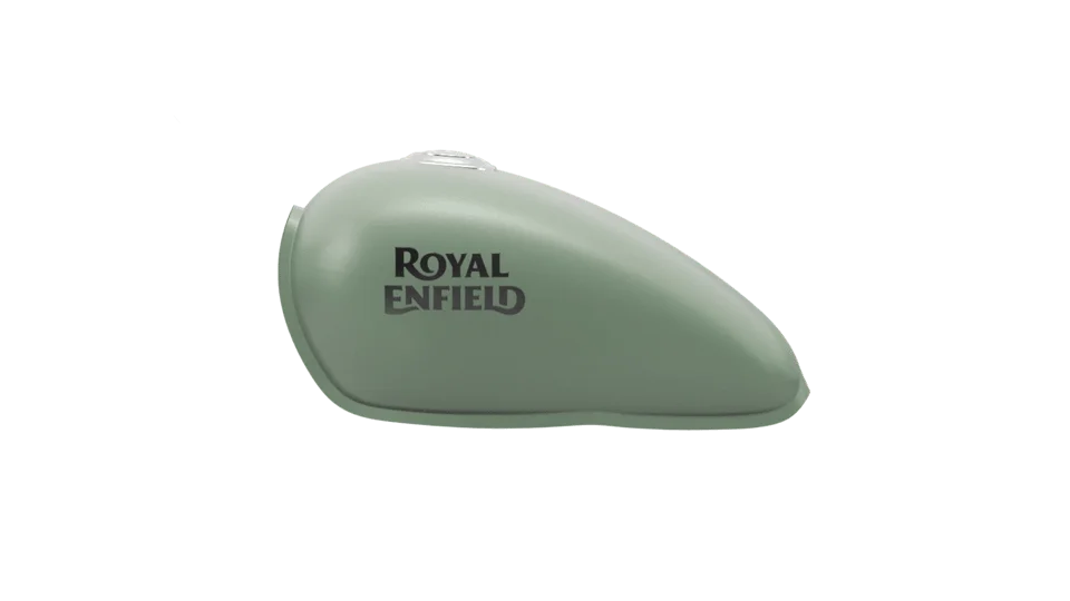 Royal Enfield Meteor 350 Fireball Matt Green petrol tank – Bullmenn Dealer Coimbatore