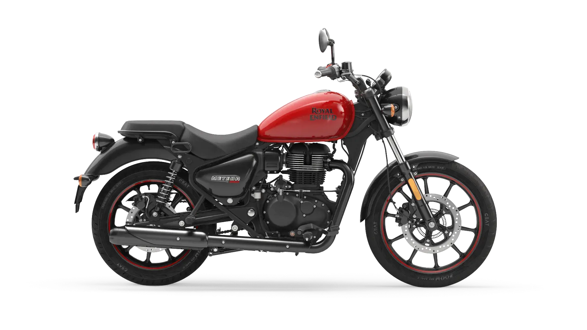 Royal Enfield Meteor 350 Fireball Red – Test Drive at Bullmenn Dealer Coimbatore