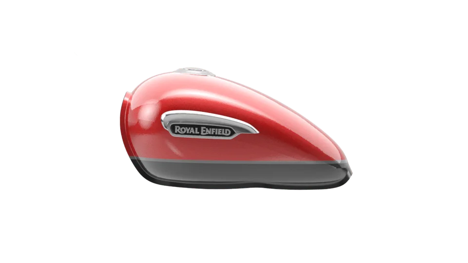 Royal Enfield Meteor 350 Supernova Red petrol tank – Bullmenn Dealer Coimbatore