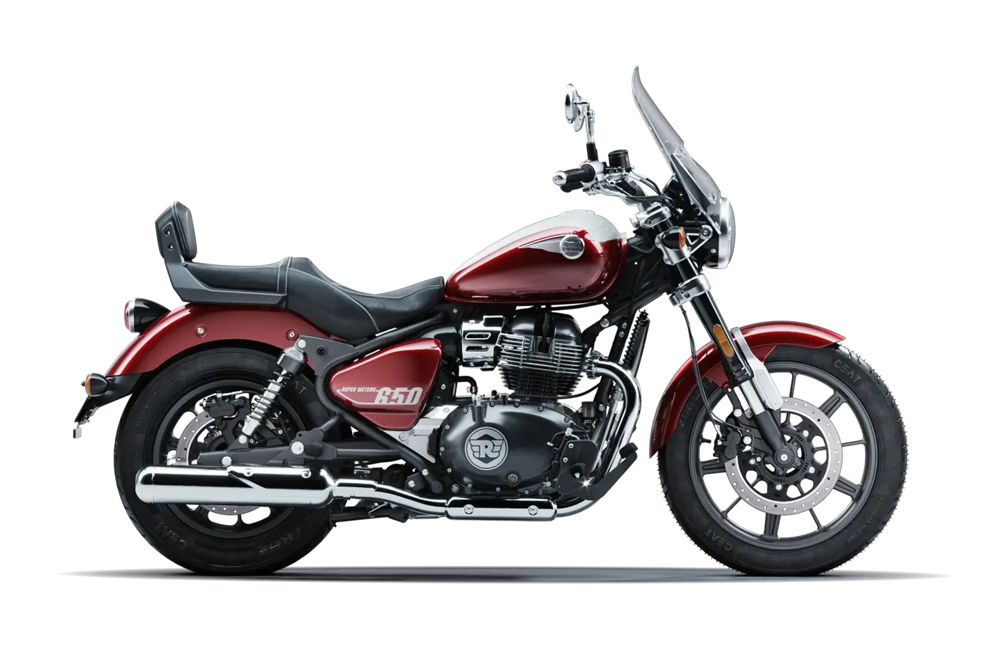 Royal Enfield Super Meteor 650 Celestial Red – Test Drive at Bullmenn Dealer Coimbatore