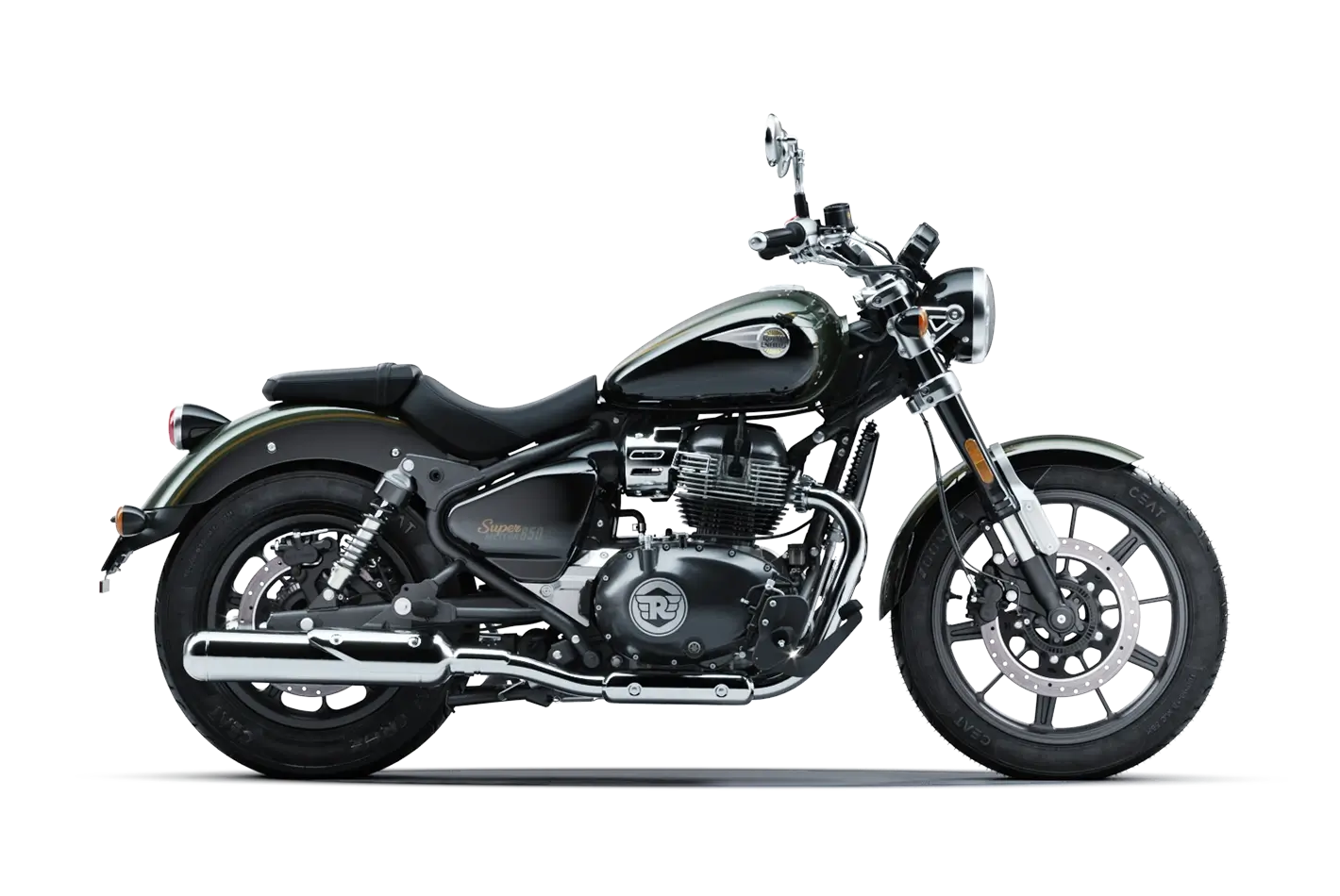 Royal Enfield Super Meteor 650 Interstellar Green – Test Drive at Bullmenn Dealer Coimbatore