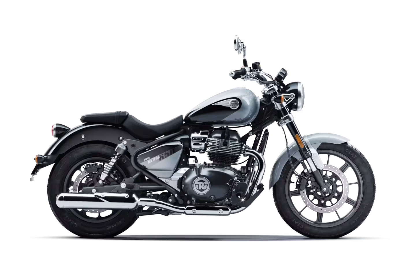 Royal Enfield Super Meteor 650 Interstellar Grey – Test Drive at Bullmenn Dealer Coimbatore