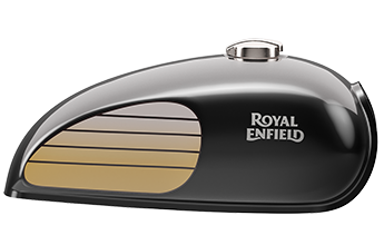 Royal enfield Interceptor 650 Black Ray Petrol Tank in Bullmenn Motors