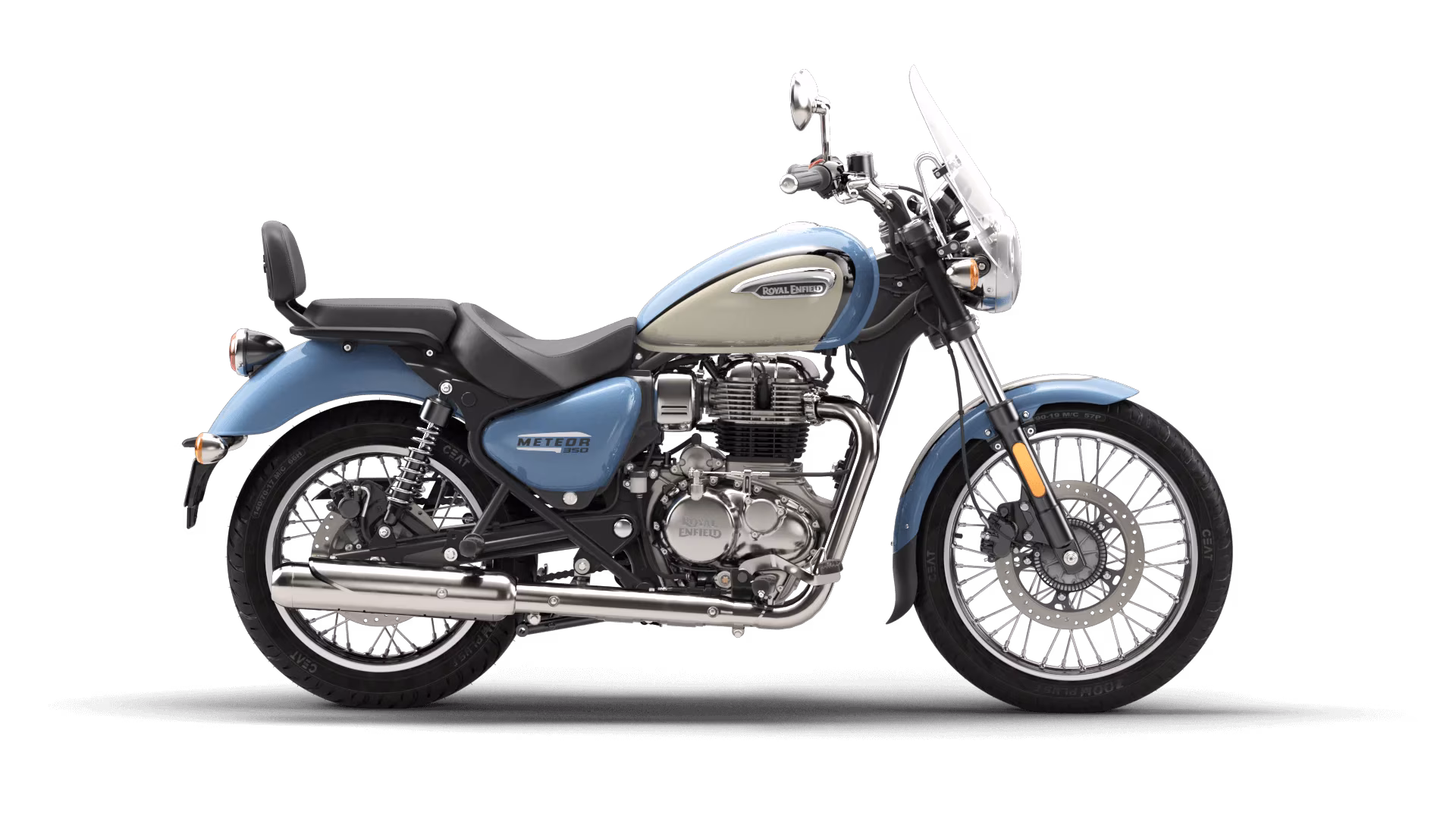 Royal Enfield Meteor 350 Aurora Blue – Bullmenn Dealer Coimbatore