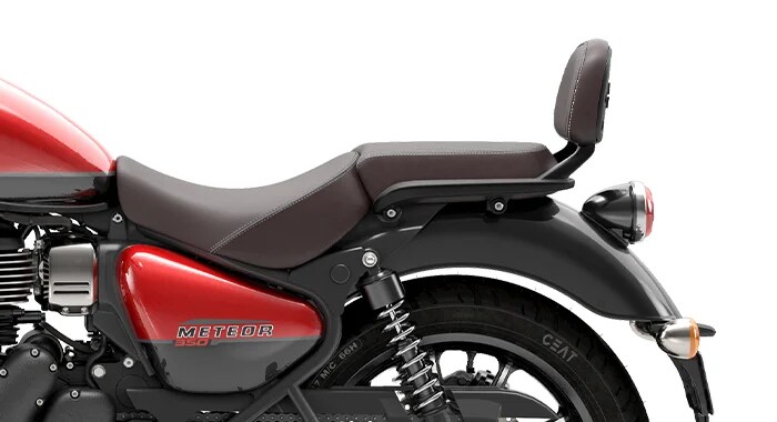 Low & CRoyal Enfield Meteor 350 Low & Comfortable Seat – Bullmenn Dealer Coimbatoreomfortable Seat