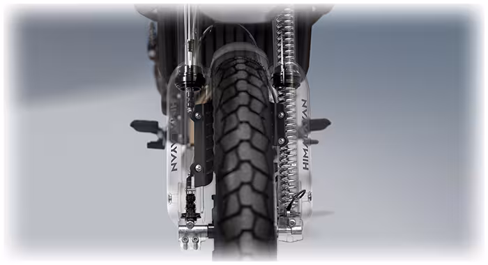 Royal Enfield Himalayan 450 usd forks – Bullmenn Dealer Coimbatore