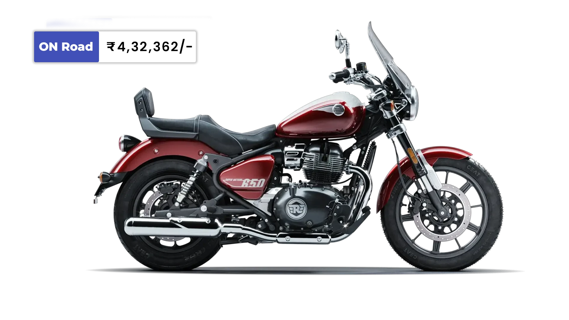 Royal Enfield Super Meteor 650 Celestial Red