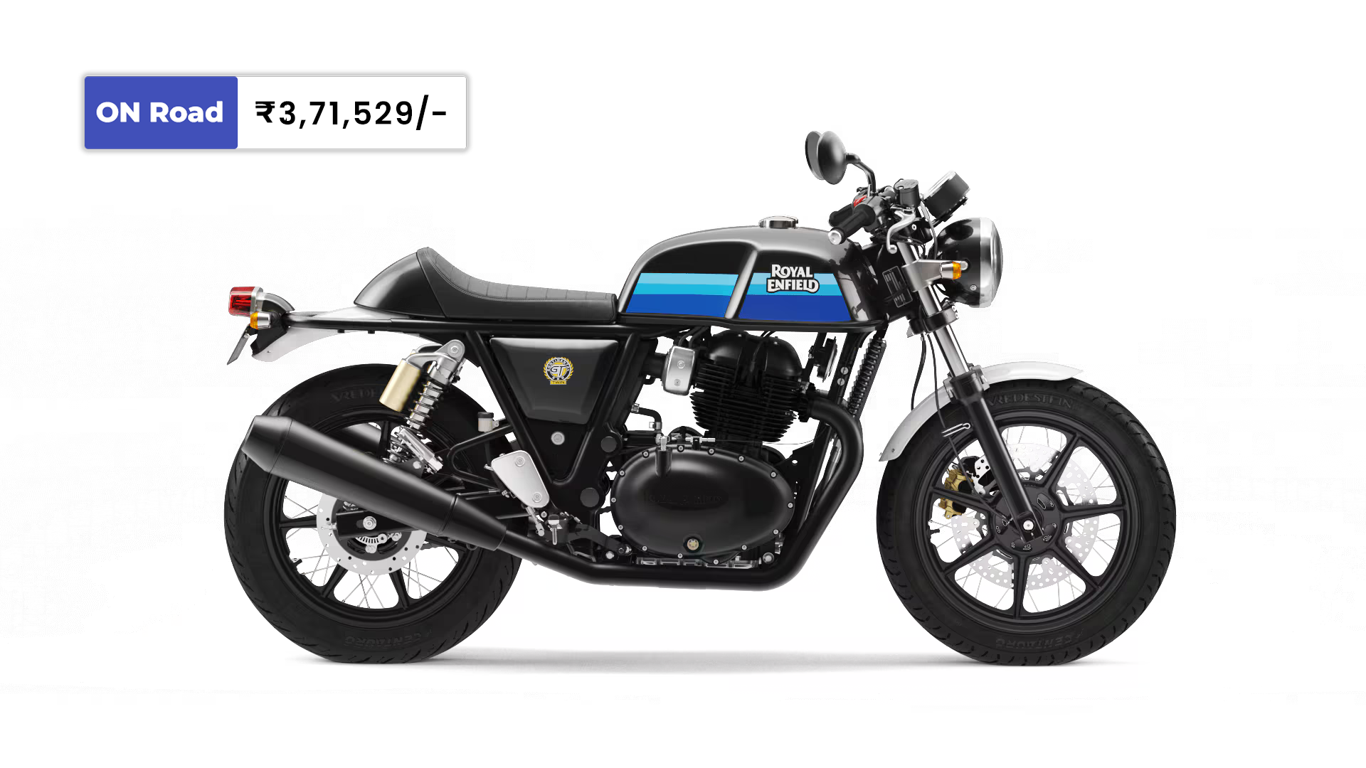 Royal Enfield Continental GT 650 Color slipstream blue