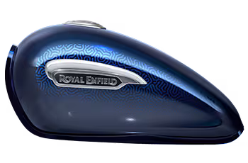 Royal Enfield Meteor 350 Tank stellar marine blue