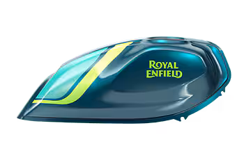 Royal Enfield Guerrilla 450 Apex Green Petrol Tank – Bullmenn Dealer Coimbatore