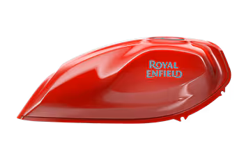 Royal Enfield Guerrilla 450 Apex Red Petrol Tank – Bullmenn Dealer Coimbatore