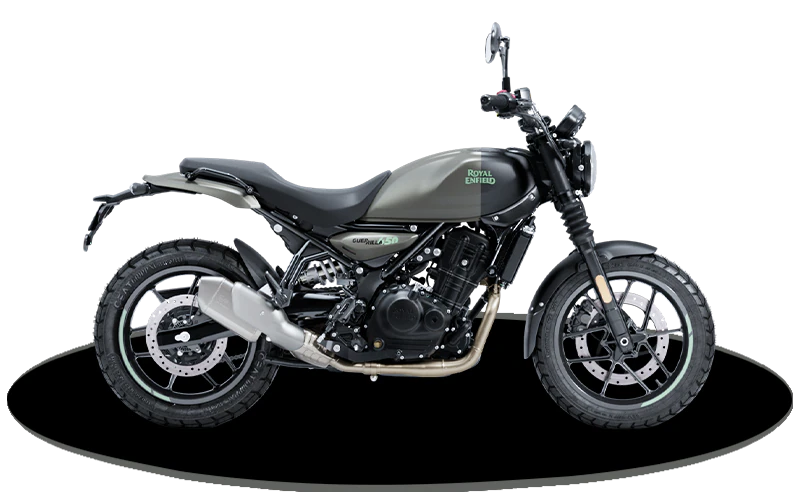 Royal Enfield Guerrilla 450 Shadow Ash – Bullmenn Dealer Coimbatore