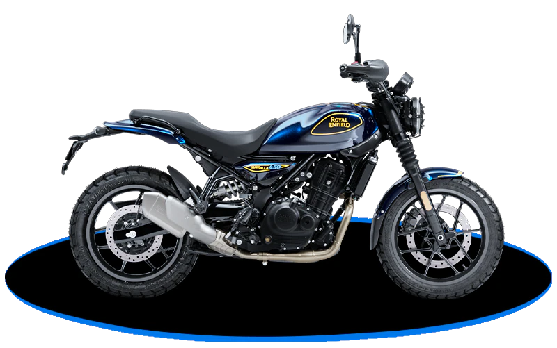 Royal Enfield Guerrilla 450 Twilight Blue – Bullmenn Dealer Coimbatore