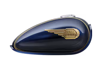 Royal Enfield Bullet 650 Battleship Blue Petrol Tank – Bullmenn Dealer Coimbatore