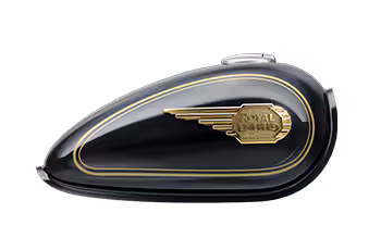 Royal Enfield Bullet 650 Black Gold Petrol Tank – Bullmenn Dealer Coimbatore