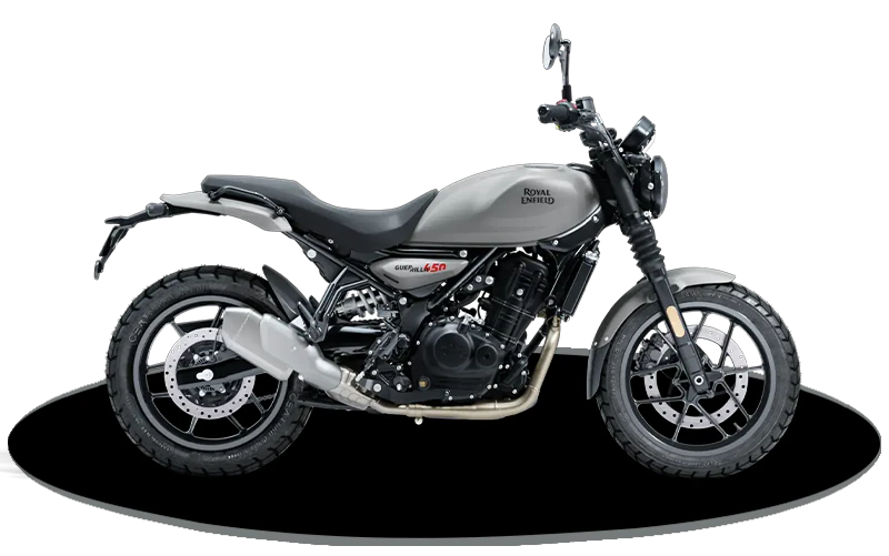 Royal Enfield Gurila Smoke Silver is available at Bullmenn Motor