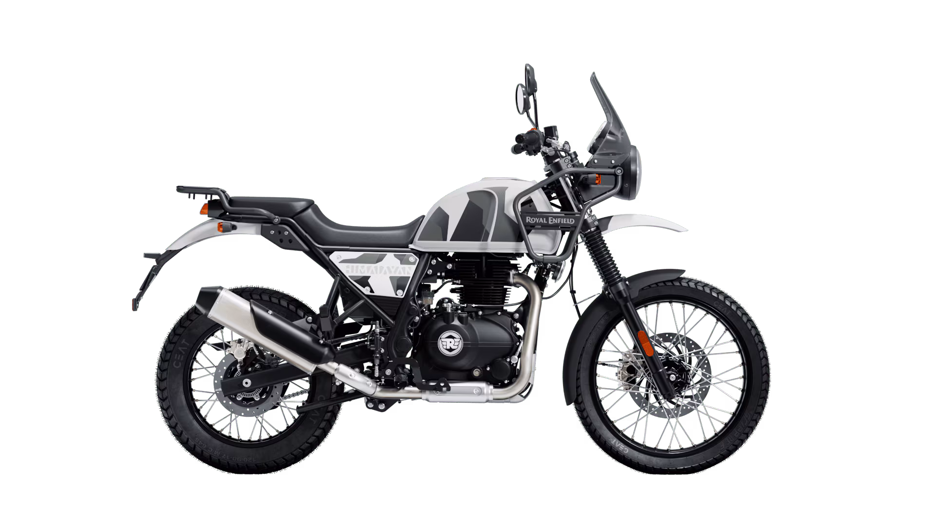 Royal Enfield Himalayan 450 in nelong white colour – Available at Bullmenn Motors Coimbatore